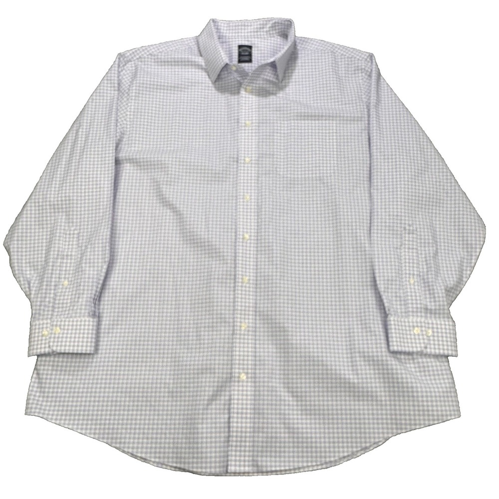 Brooks Brothers Dress Shirt Men 19 36/37 Pink Ainsley Collar Stretch Pima Cotton - Picture 1 of 8